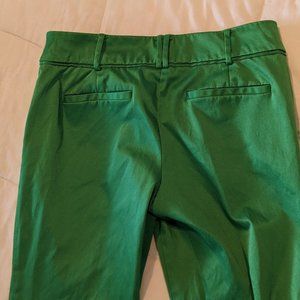 Bright Green Capri Pants Size 8